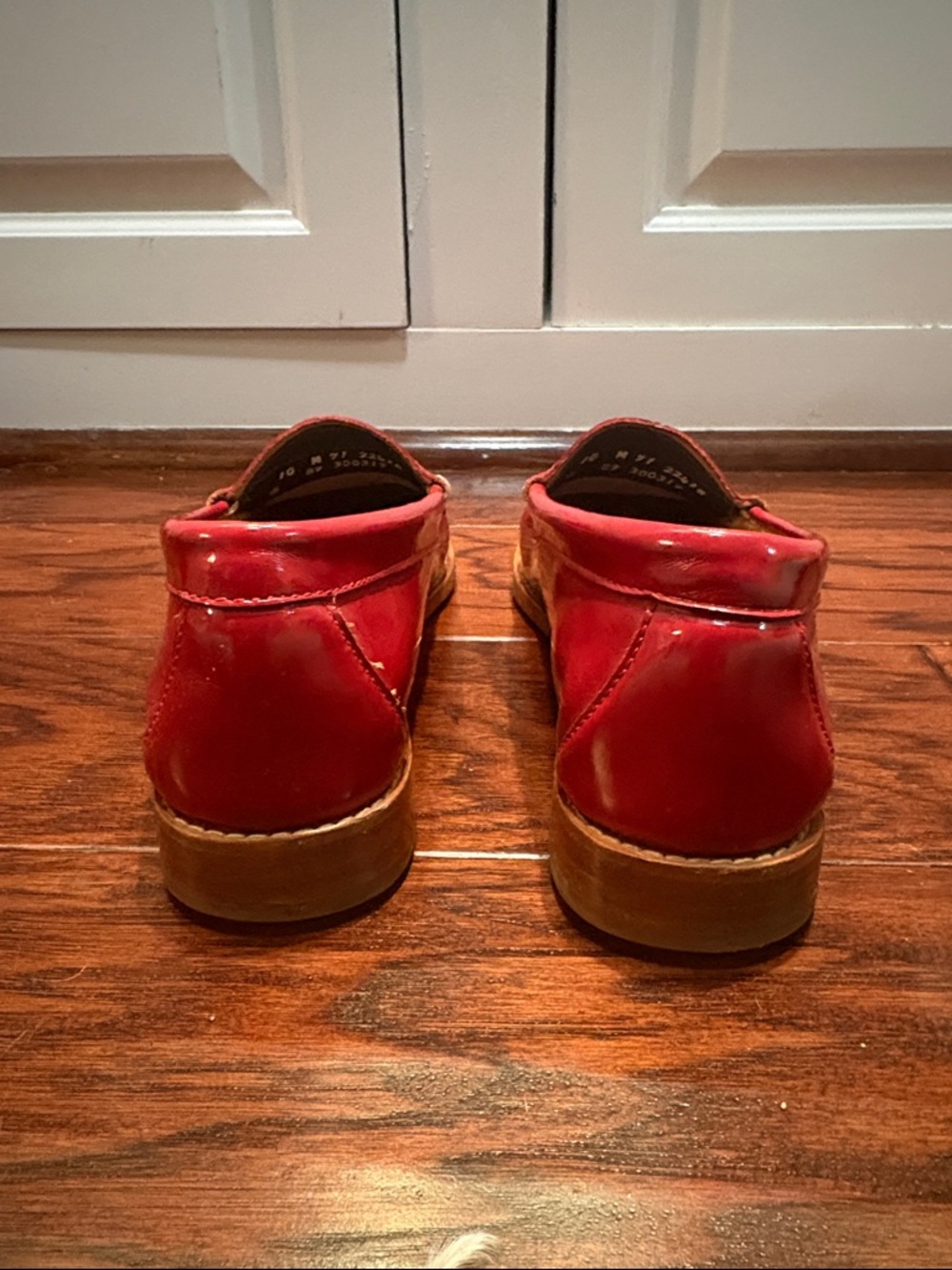Red Whitney Weejuns Patent Leather Penny Loafer - Picture 6 of 6